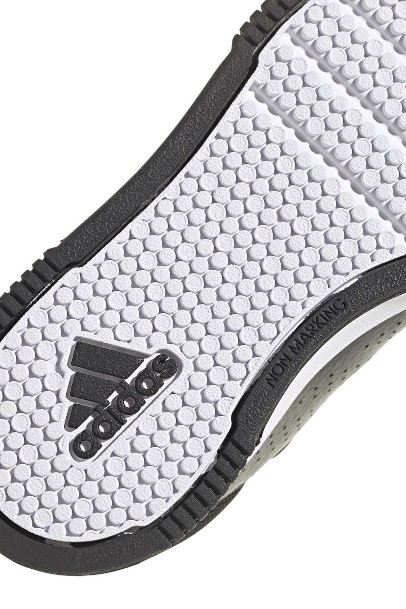 adidas Black/White Tensaur Hook and Loop Shoes - Image 7 of 7