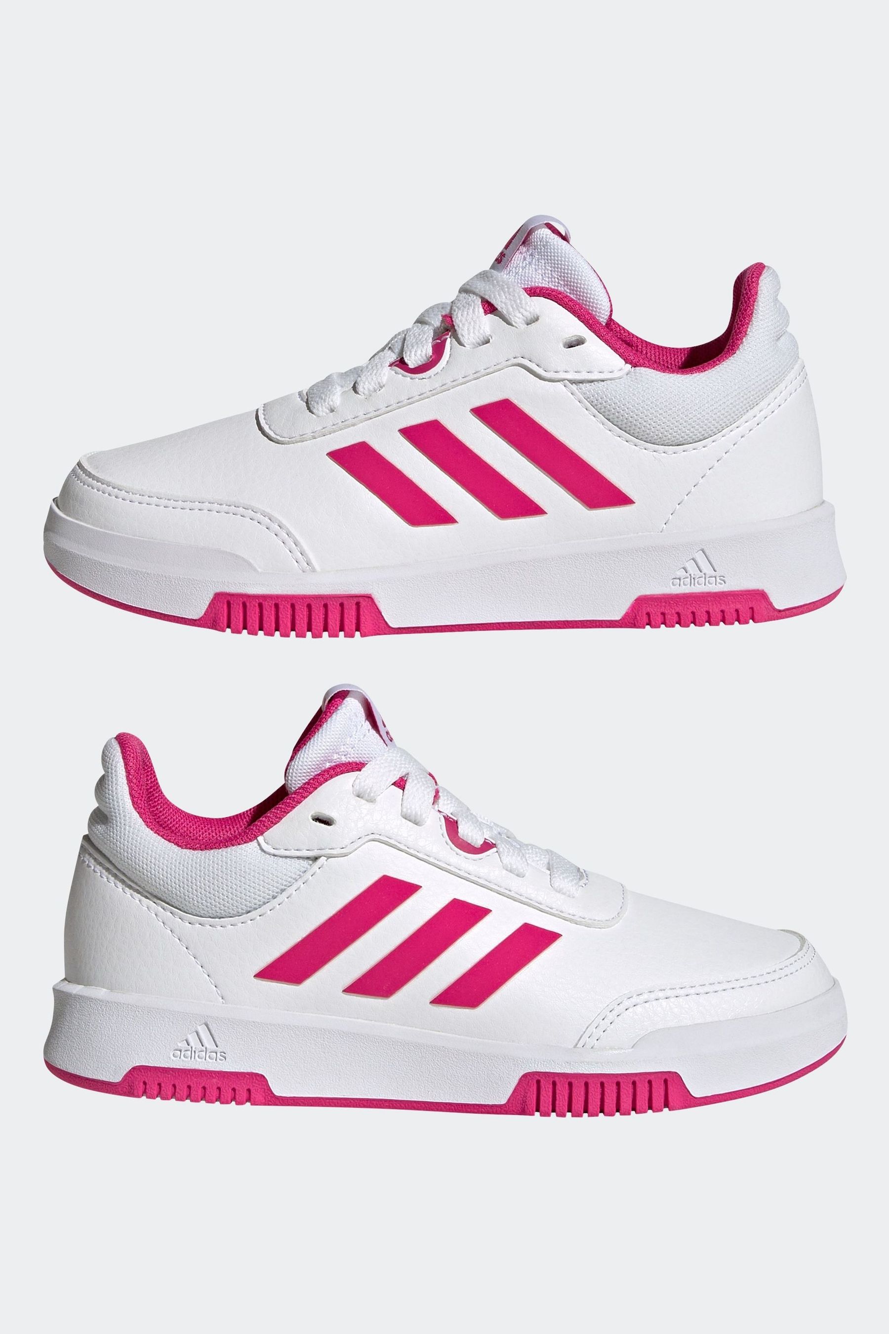 Buy adidas White Pink adidas Kids Tensaur Sport Training Lace Trainers from Next Austria