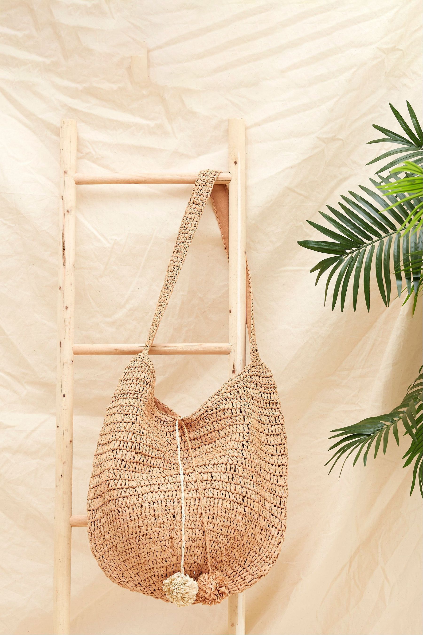 Fat face straw bag deals