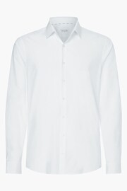 Calvin Klein White Slim Fit Poplin Stretch Shirt - Image 4 of 5