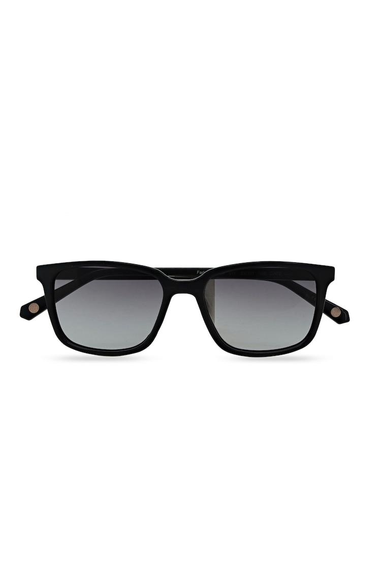 Ted Baker Black Classic Mens Sunglasses with Contrast Temples - Image 1 of 5