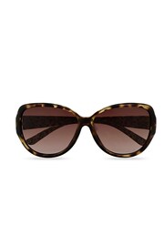 Ted Baker Brown Womens Oversized Fashion Sunglasses with Exclusive Floral Print on Temples - Image 2 of 5