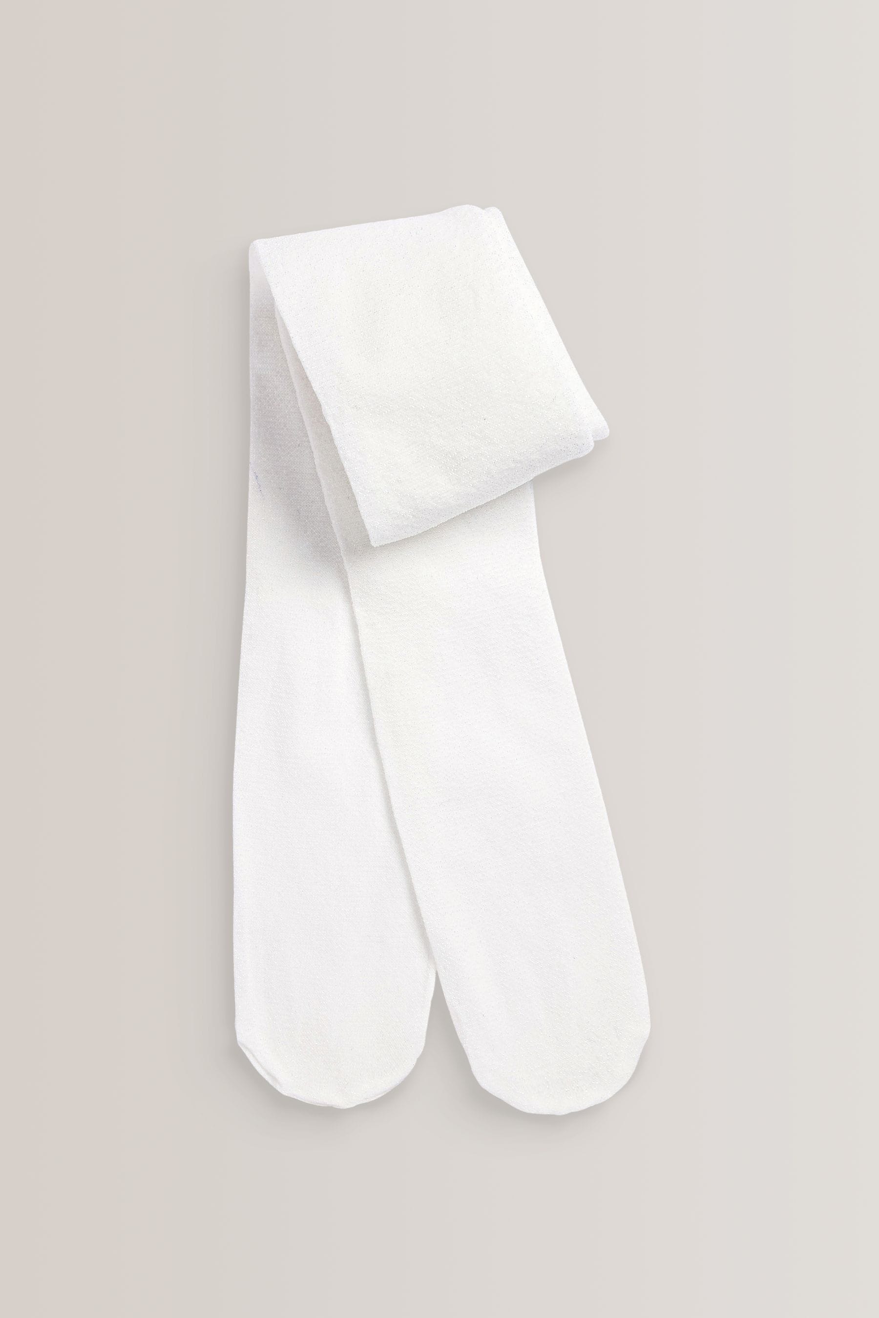 Buy White Sparkle Tights from Next Luxembourg