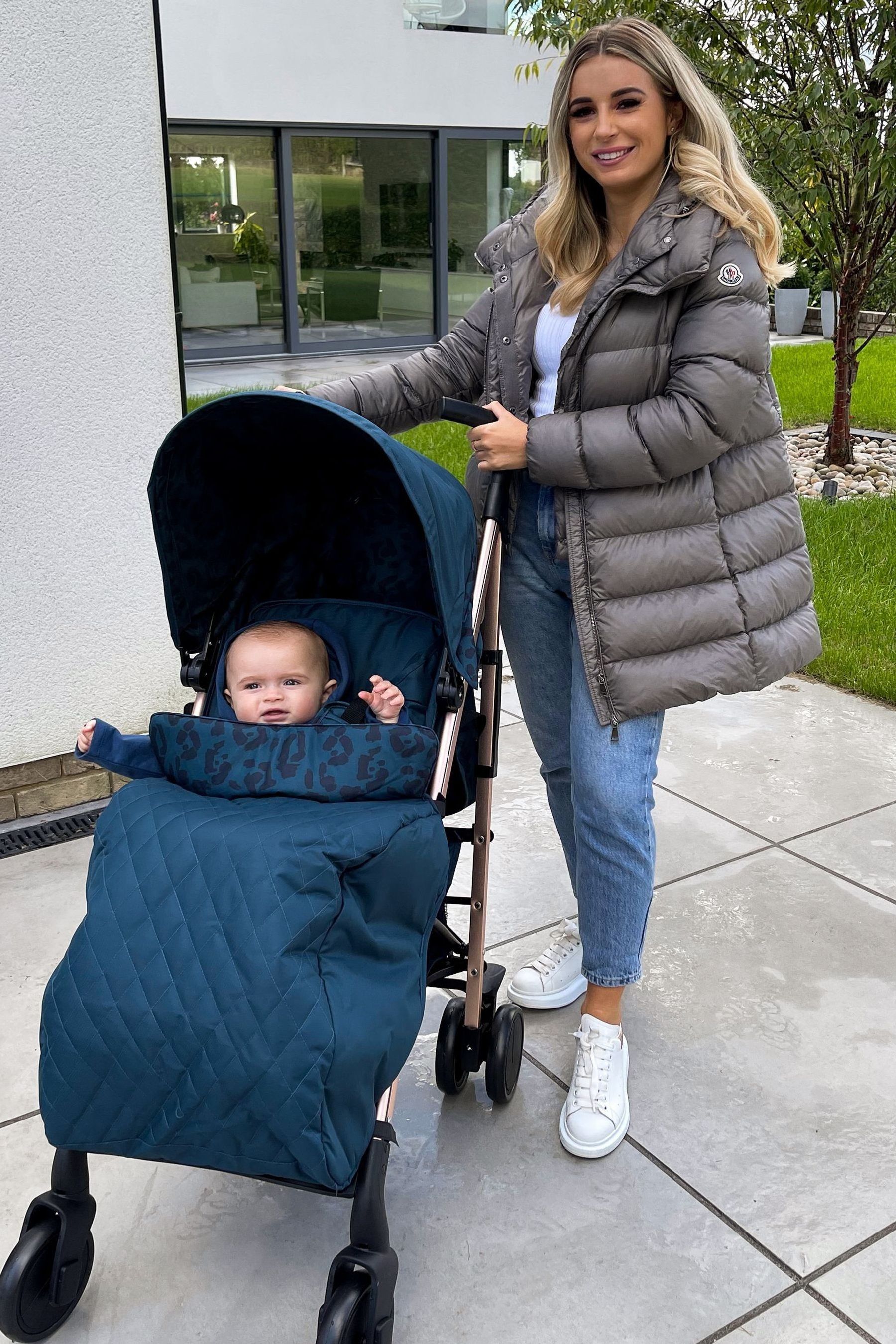 Buy My Babiie Navy Dani Dyer Leopard MB51 Lightweight Stroller from the Next UK online shop