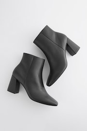 Black Forever Comfort® With Motionflex Square Toe Ankle Boots - Image 3 of 5