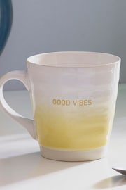 Yellow Good Vibes Glazed Mug - Image 2 of 3