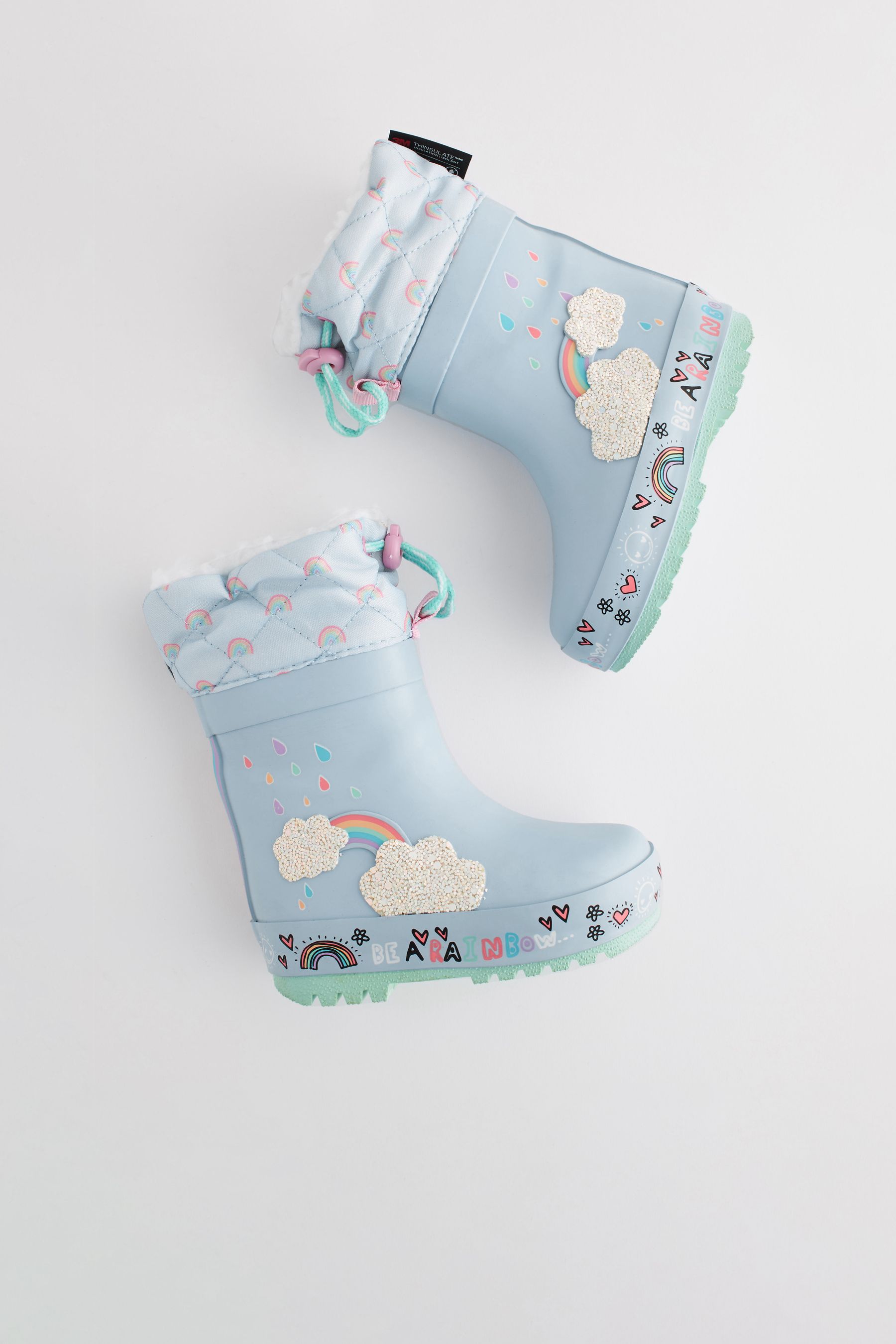 Kids thermal wellies hotsell
