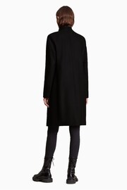 AllSaints Black Sidney Coat - Image 3 of 5