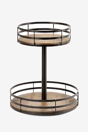 Black Bronx 2 Tier Rotating Spice Rack Spice Rack - Image 3 of 3