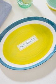 Teal Blue Bon Appétit Platter - Image 2 of 4