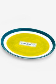 Teal Blue Bon Appétit Platter - Image 4 of 4