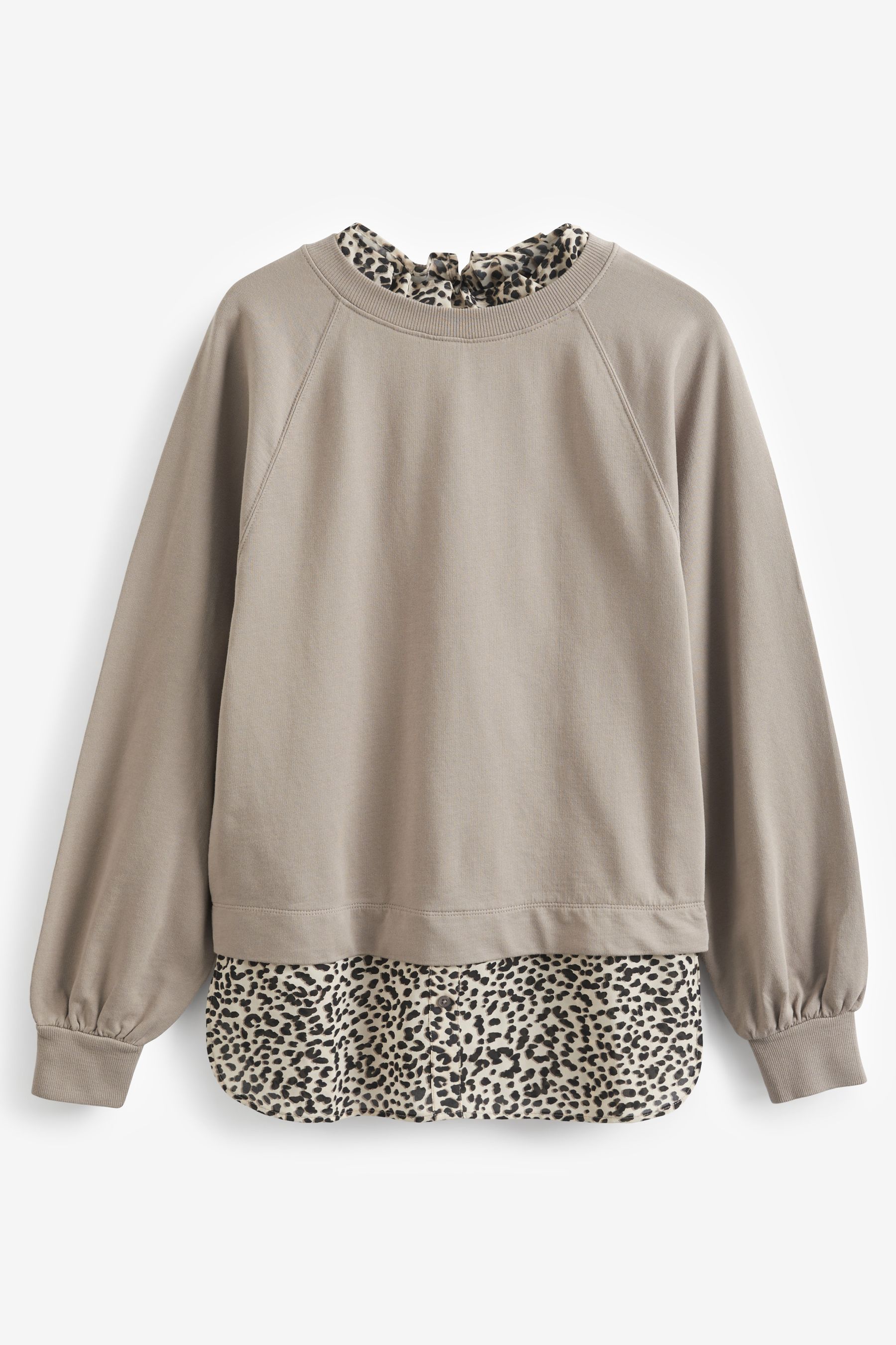 Sweatshirt layered shirt cheap