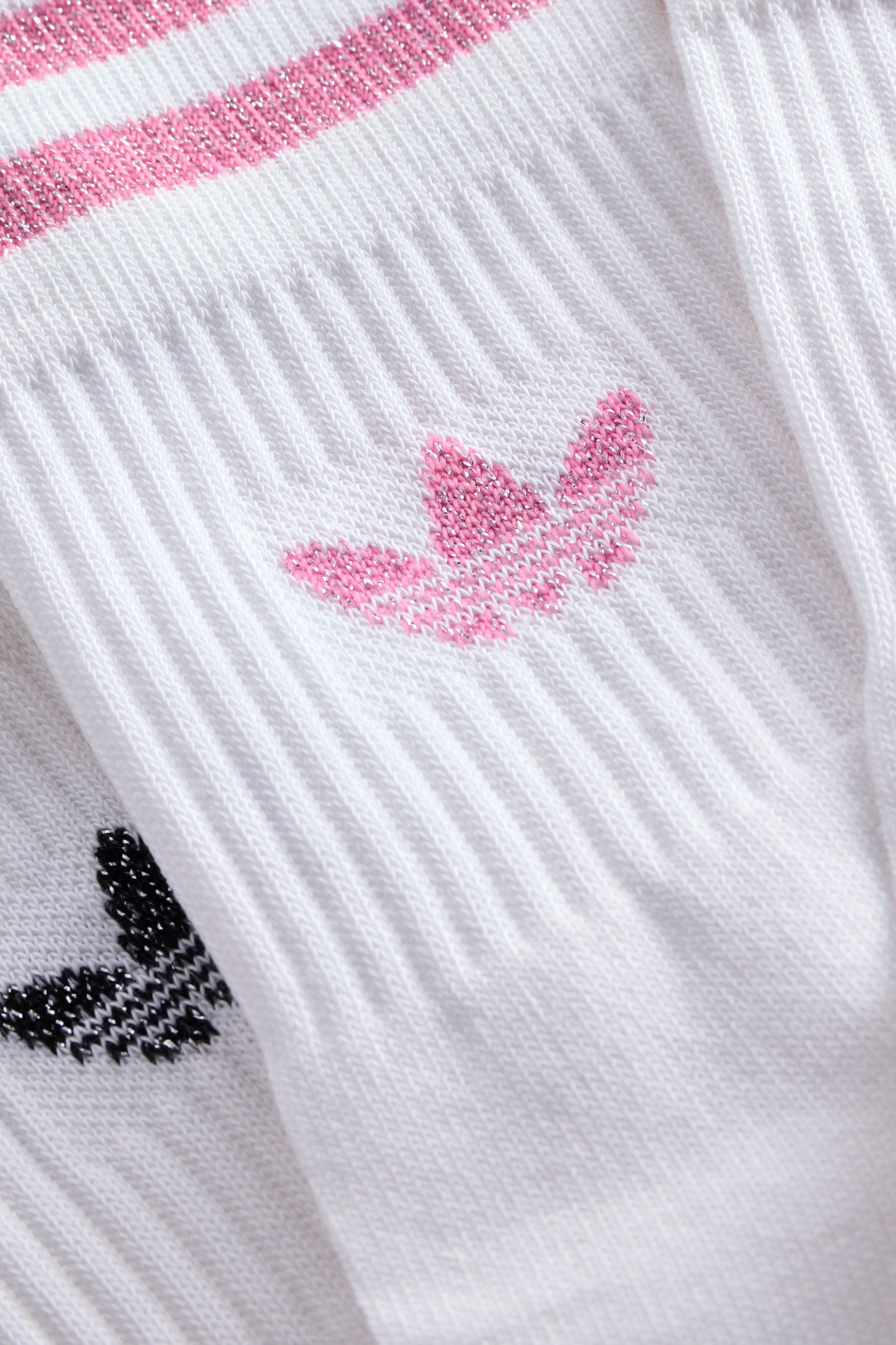 Pink glitter adidas hot sale