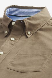 Stone Natural Regular Fit Long Sleeve Oxford Shirt - Image 7 of 8