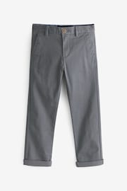 Charcoal Grey Regular Fit Stretch Chino Trousers (3-17yrs) - Image 1 of 5