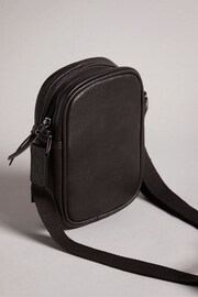 Ted Baker Brown Striped Evver PU Flight Bag - Image 3 of 4