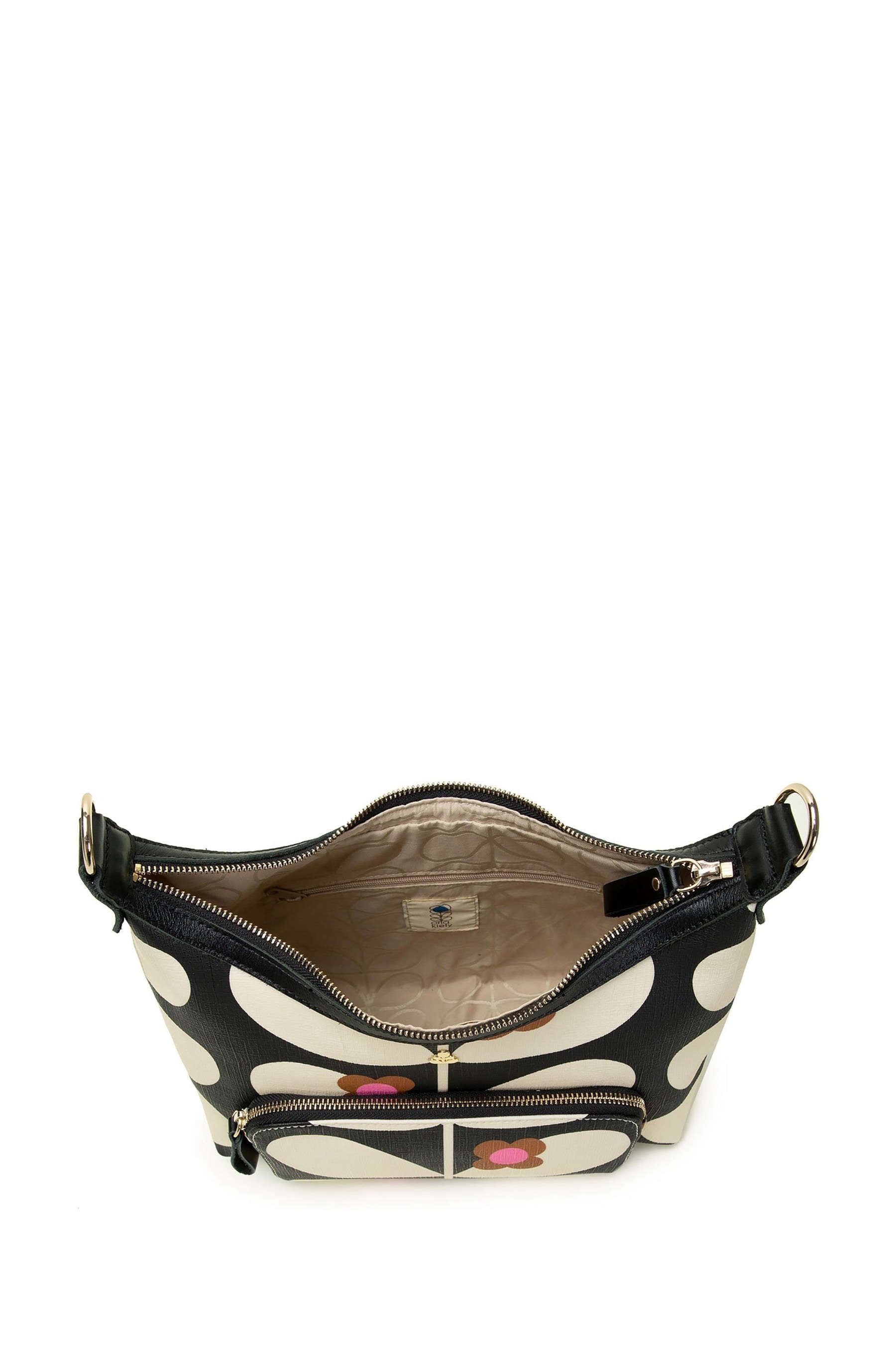 Buy Orla Kiely Brown Scoop Wild Rose Stem Small Hobo Bag from Next USA