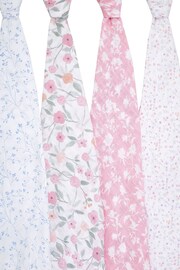 aden + anais ma fleur Large Cotton Muslin Blankets 4 Pack - Image 5 of 5