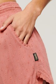 Superdry Pink Vintage Beach Shorts - Image 5 of 5