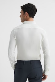Reiss Ecru Baron Mercerised Jersey Shirt - Image 5 of 7