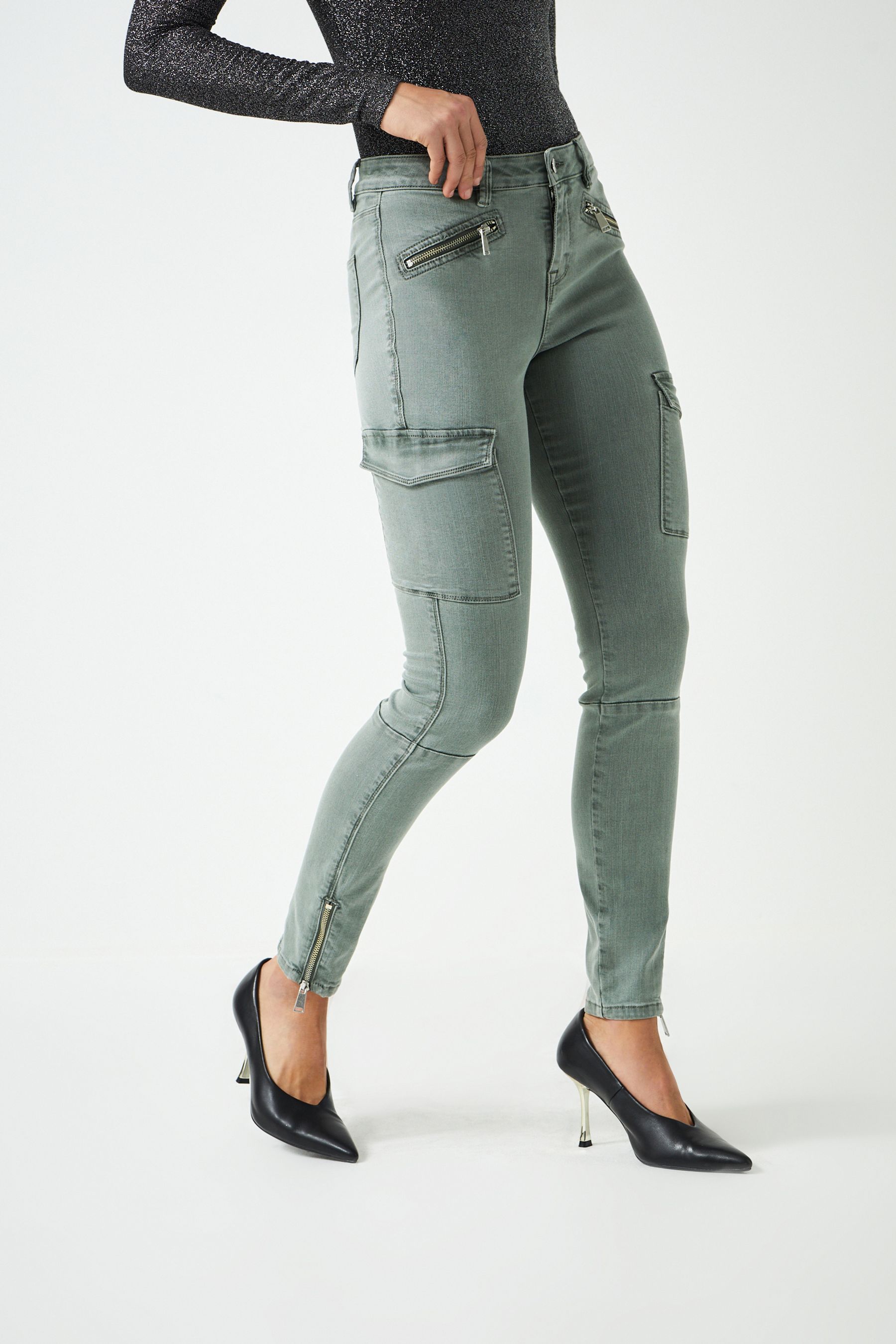 Skinny combat jeans womens on sale
