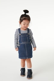 Indigo Blue Denim Pinafore Dress (3mths-7yrs) - Image 1 of 6