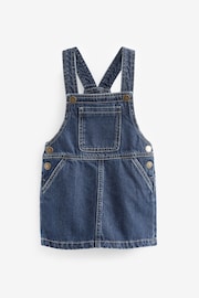 Indigo Blue Denim Pinafore Dress (3mths-7yrs) - Image 4 of 6