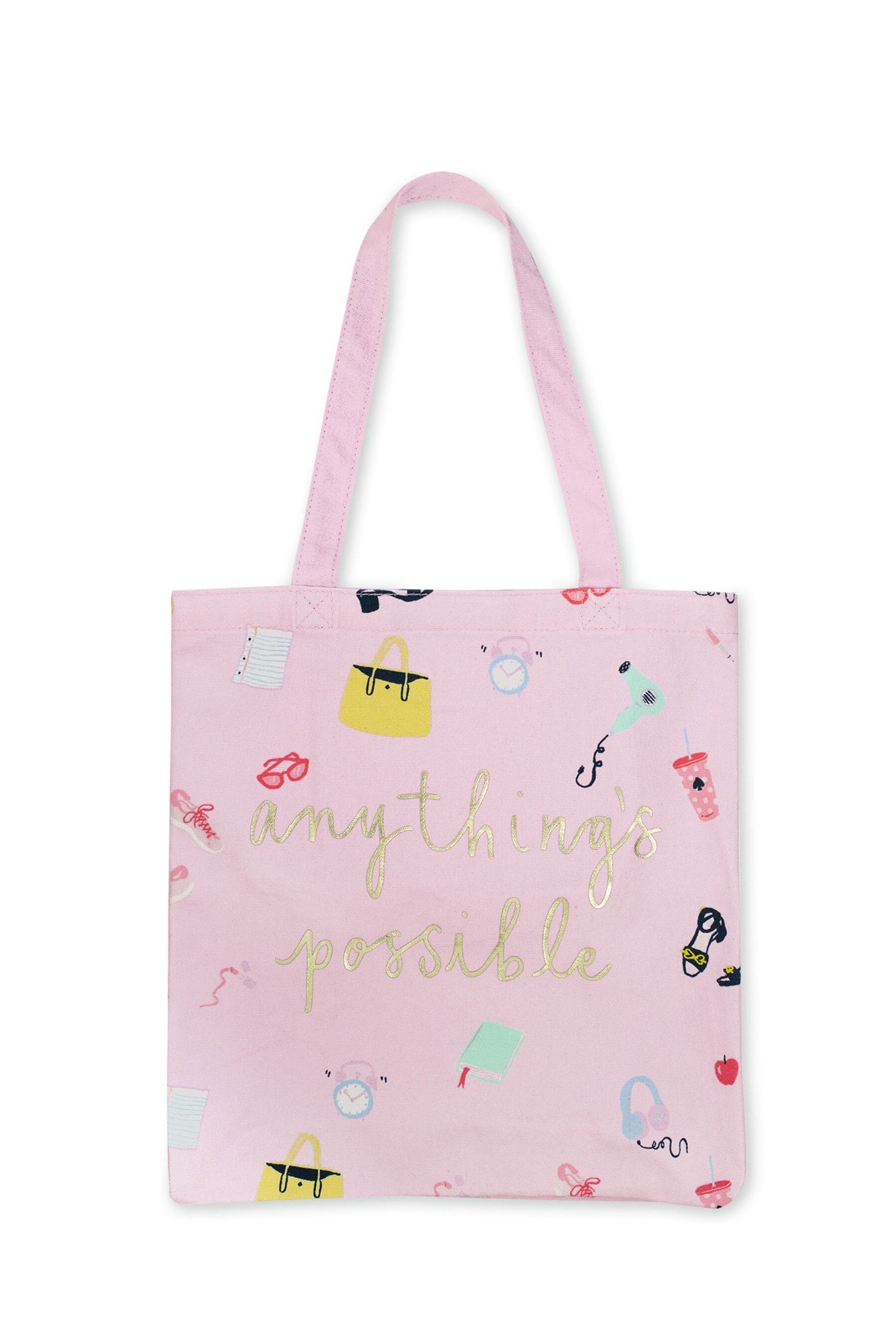 Buy kate spade new york Pink Fashionably Late Canvas 100 Cotton Tote Bag from Next Singapore