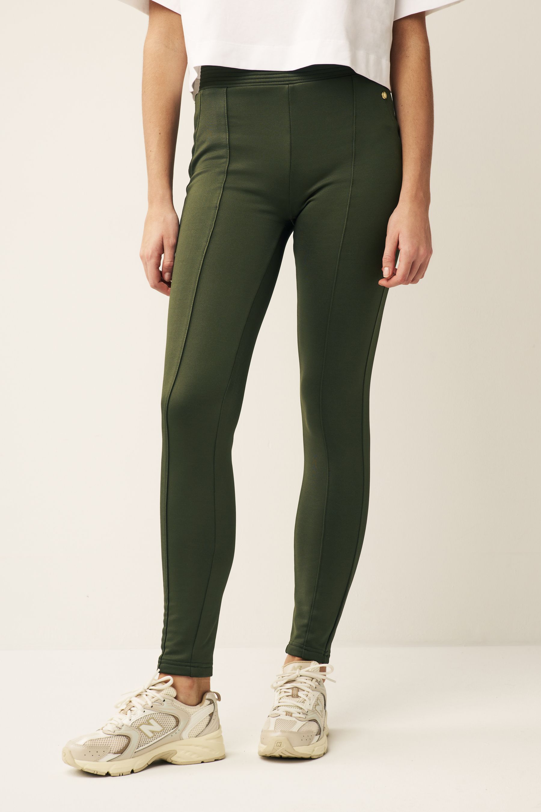 Khaki green leggings clearance