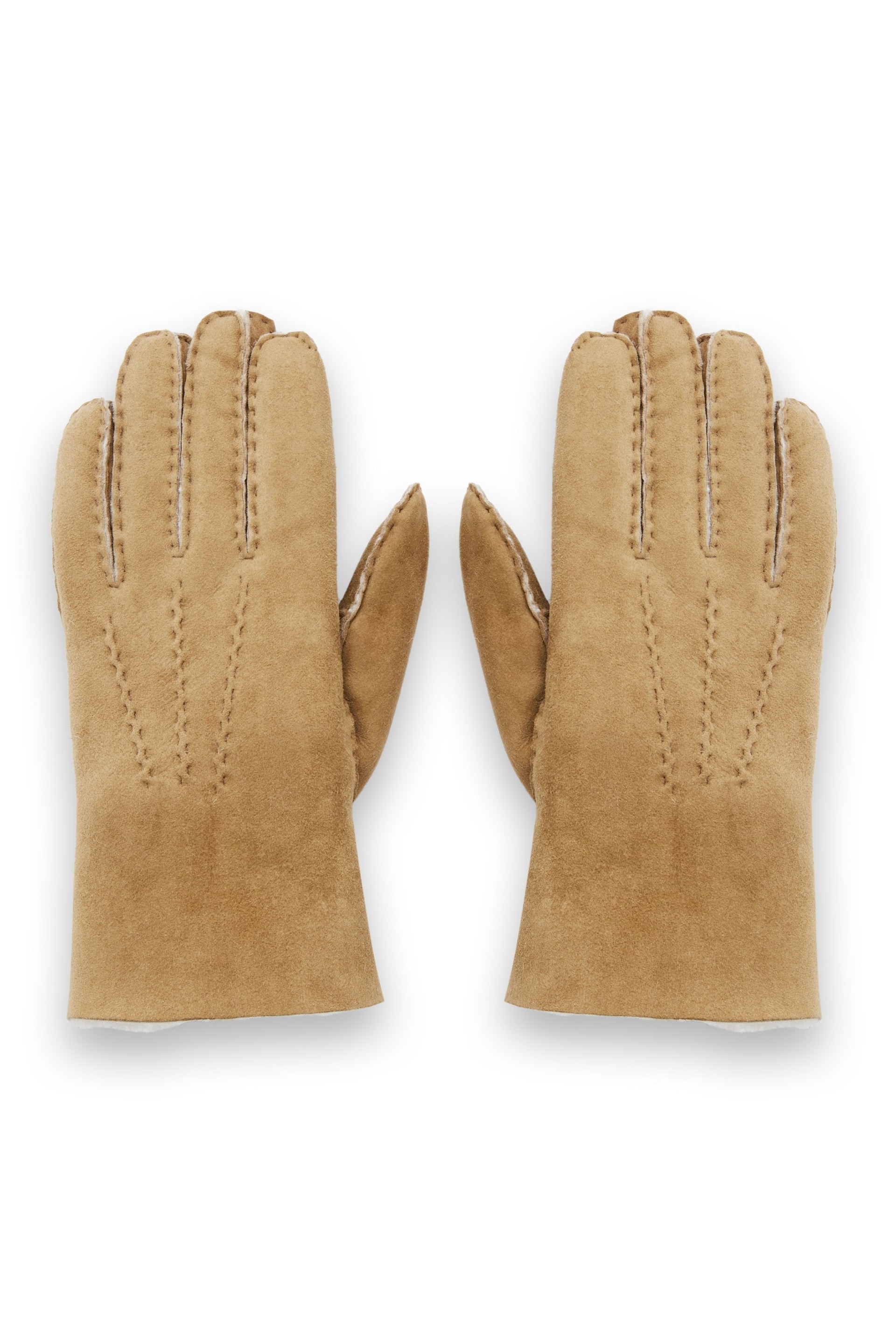 Celtic & Co. Natural Sheepskin Gloves - Image 3 of 4