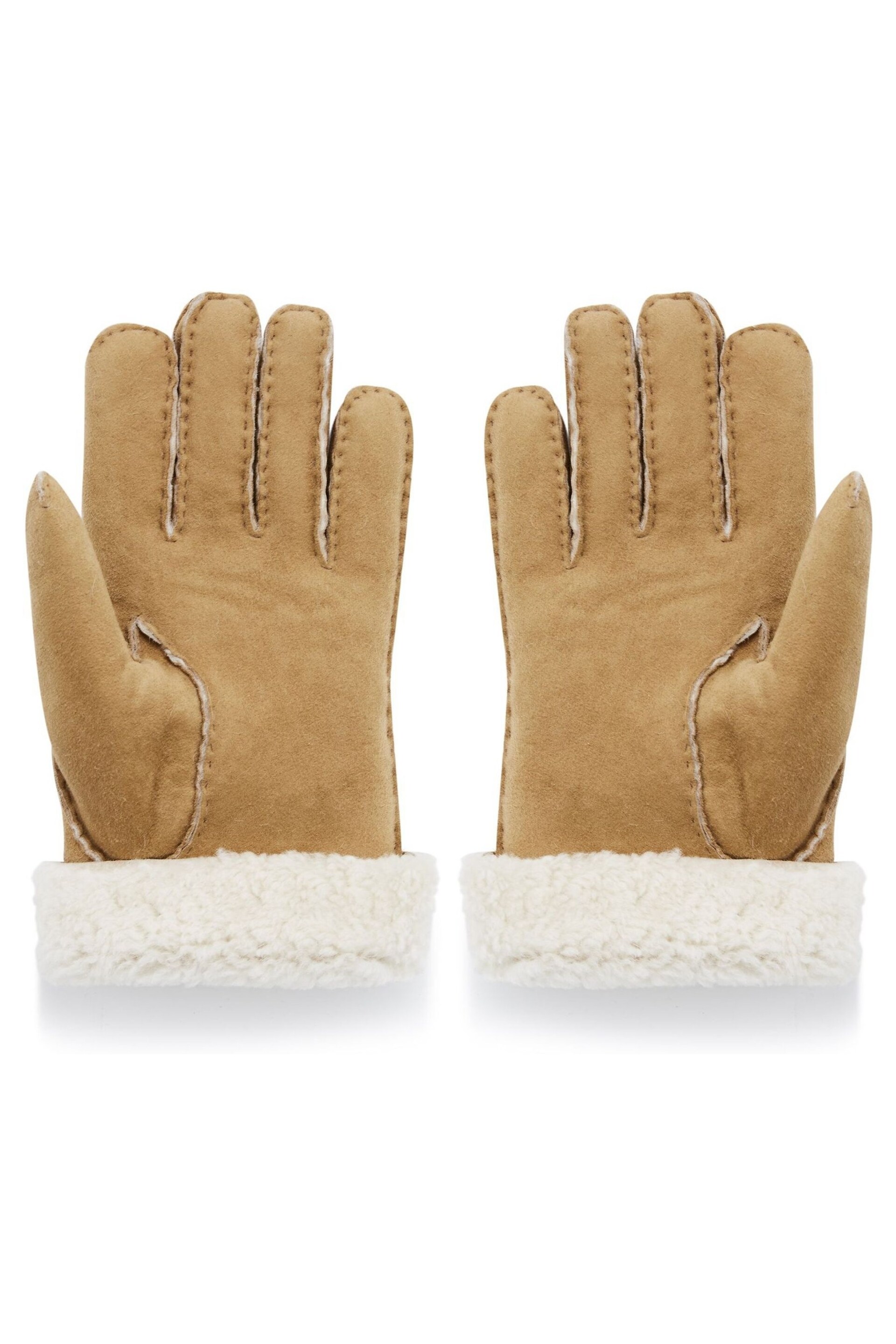 Celtic & Co. Natural Sheepskin Gloves - Image 4 of 4