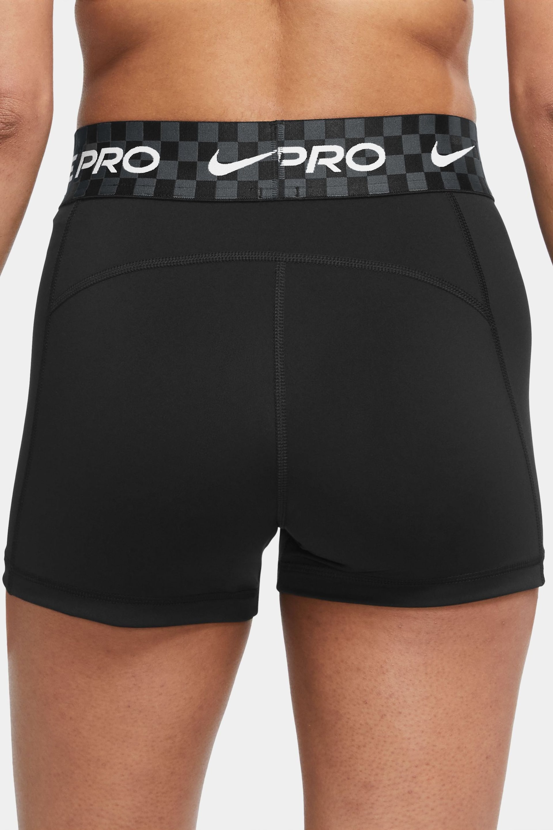 Nike Black Pro Dri-FIT 3-Inch Shorts - Image 2 of 4