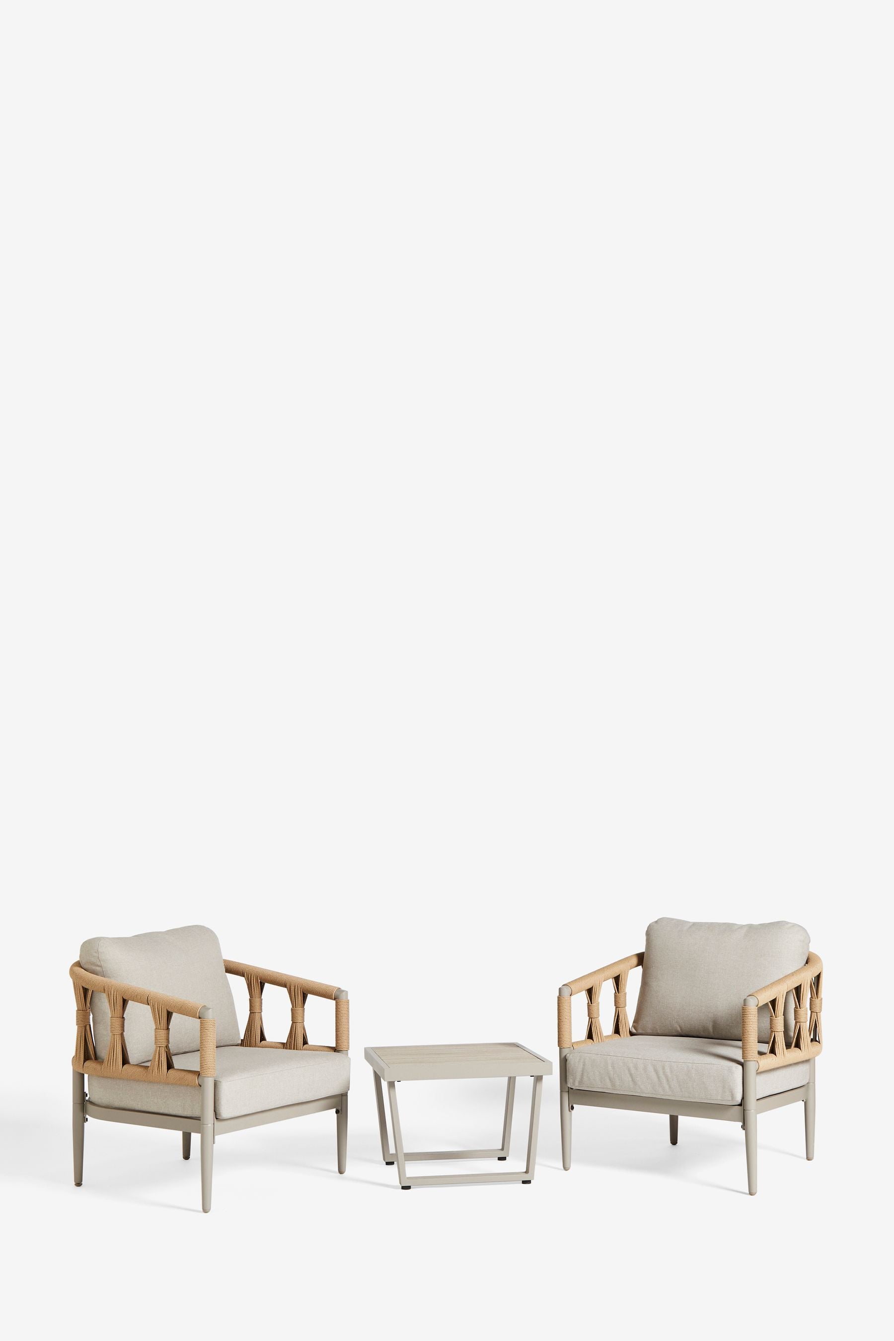 Buy Natural Sorrento Garden 3 Piece Bistro Set from the Next UK online shop