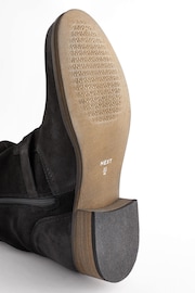 Black Regular/Wide Fit Forever Comfort® Leather Slouch Ankle Boots - Image 7 of 7