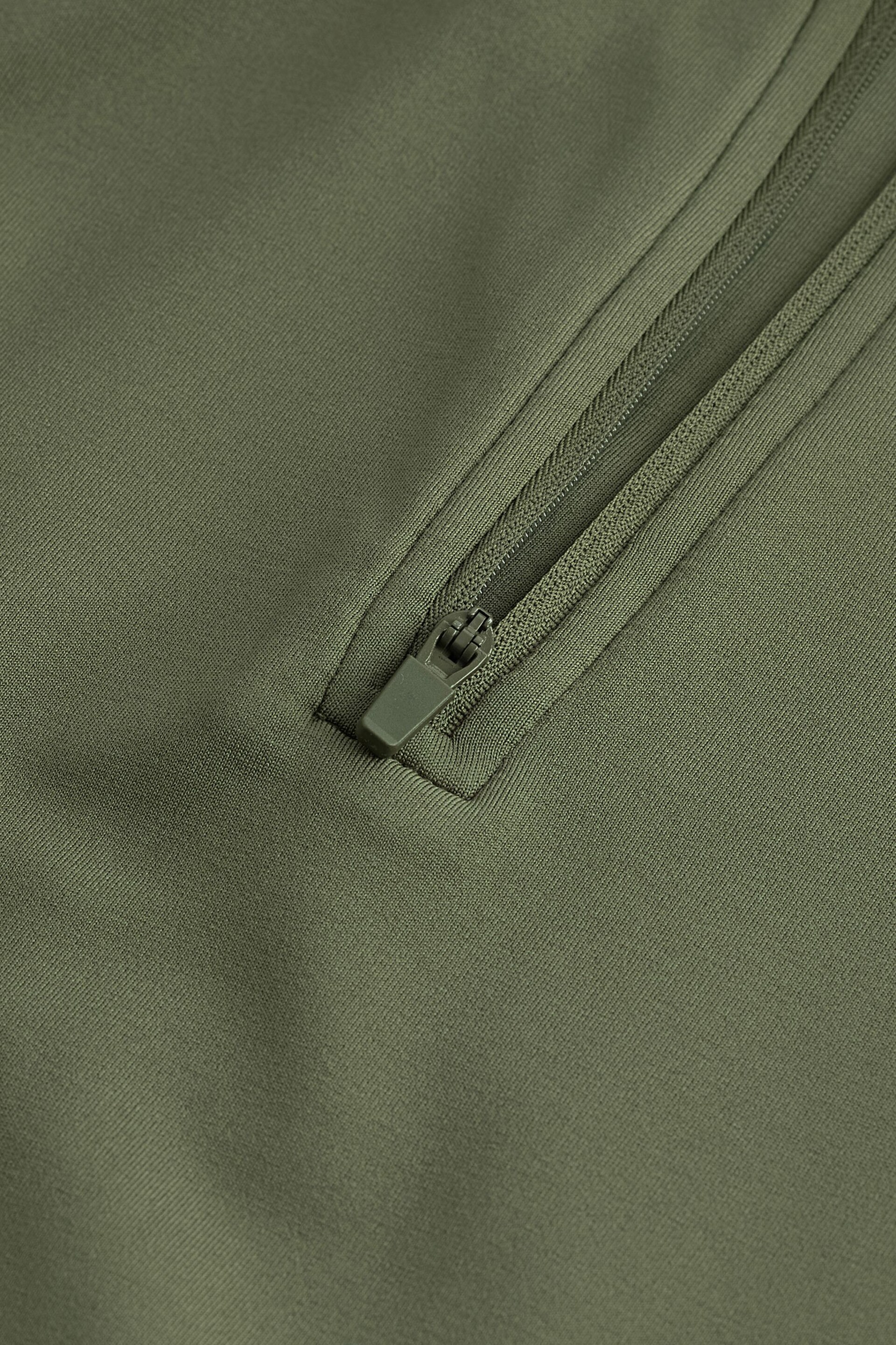 Khaki Green Elements Outdoor Fleece Lined Layer Top - Image 7 of 7