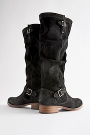 Black Forever Comfort® Slouch Knee High Boots - Image 7 of 9