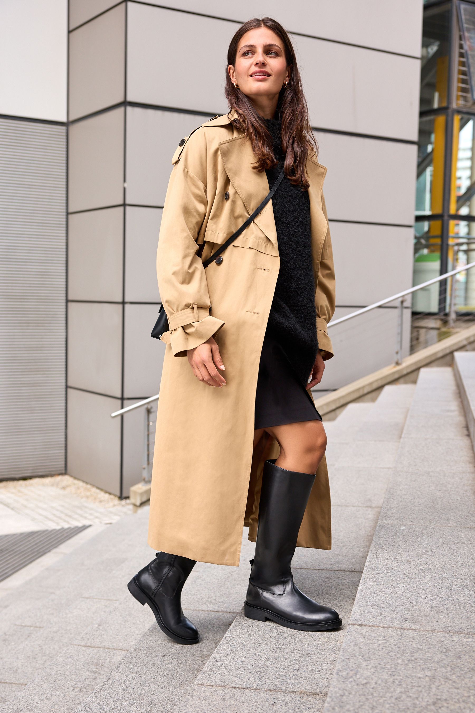 Buy Black Forever Comfort Leather Rider Knee High Boots from Next Lithuania