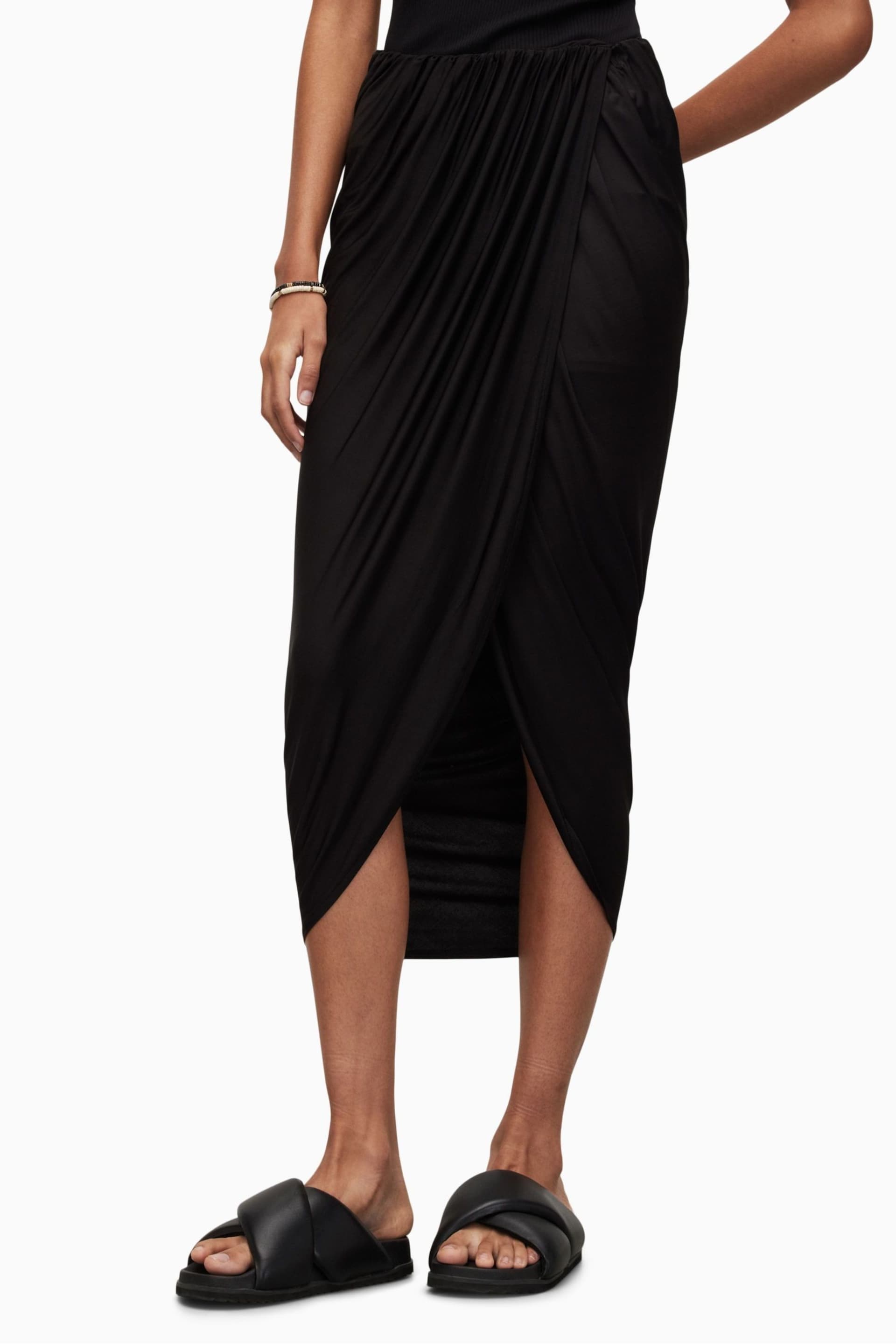 AllSaints Black Aurelia Skirt - Image 4 of 6
