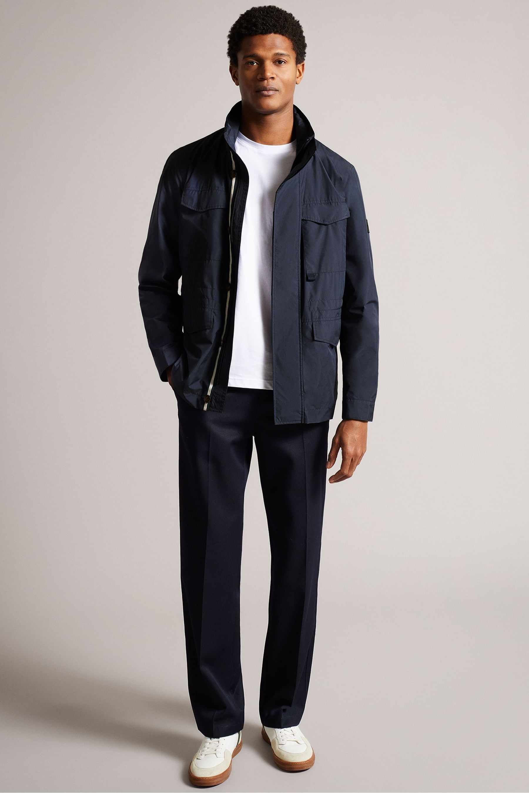 Buy Ted Baker Blue Garceea Nylon Field Jacket from Next Ireland