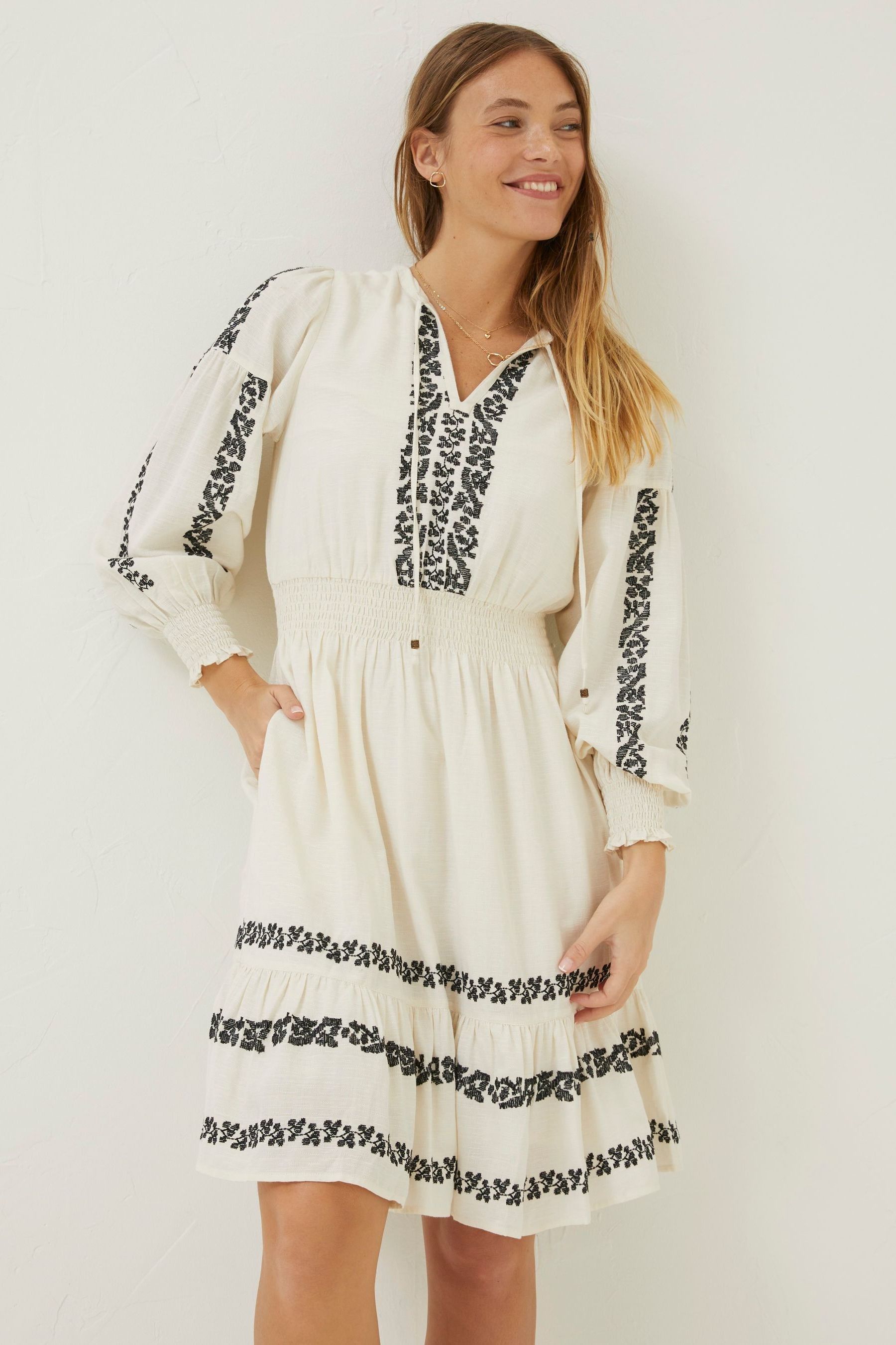 Dungaree dress fat face store