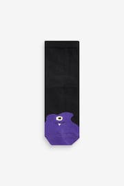 Black/Bright Monsters Cotton Rich Socks 10 Pack - Image 11 of 11