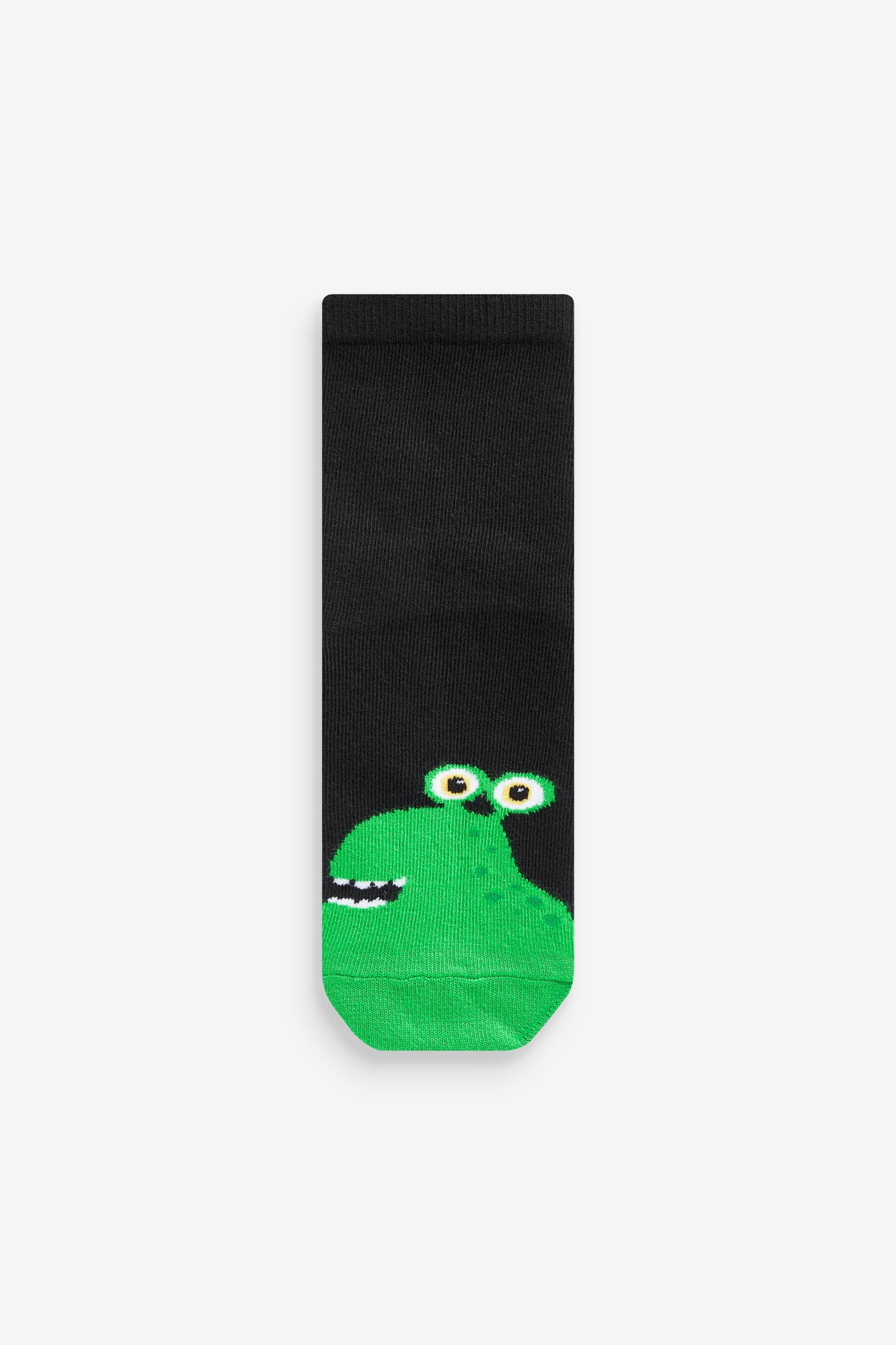 Black/Bright Monsters Cotton Rich Socks 10 Pack - Image 6 of 11