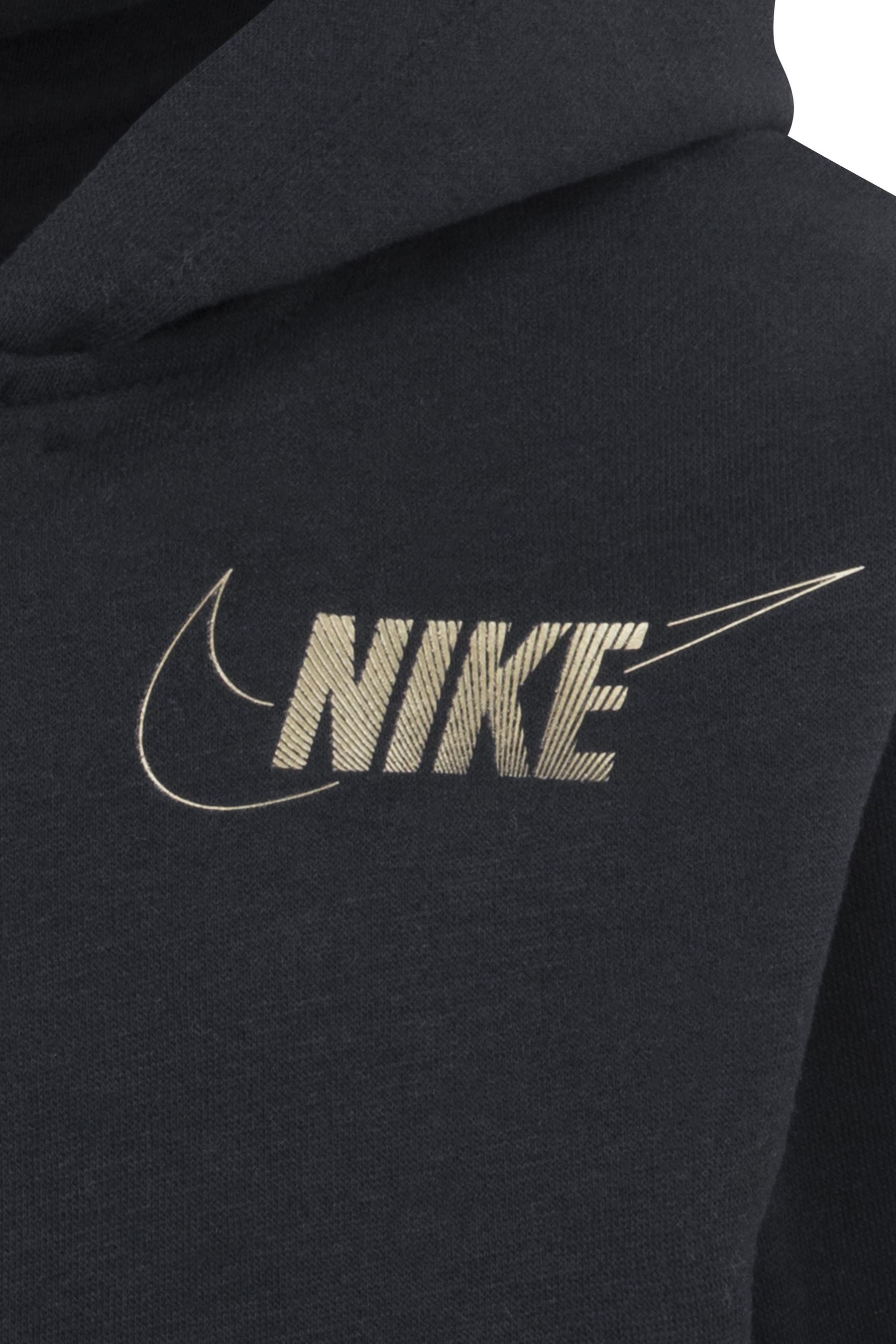 Buy Nike Black Gold Little Kids Shine Hoodie and Leggings Set from Next Luxembourg