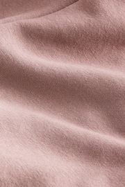 self. Mauve Purple Cotton Blend Cuffed Joggers - Image 9 of 10