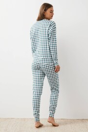 Blue/Pink Cotton Long Sleeve Pyjamas 2 Pack - Image 4 of 10