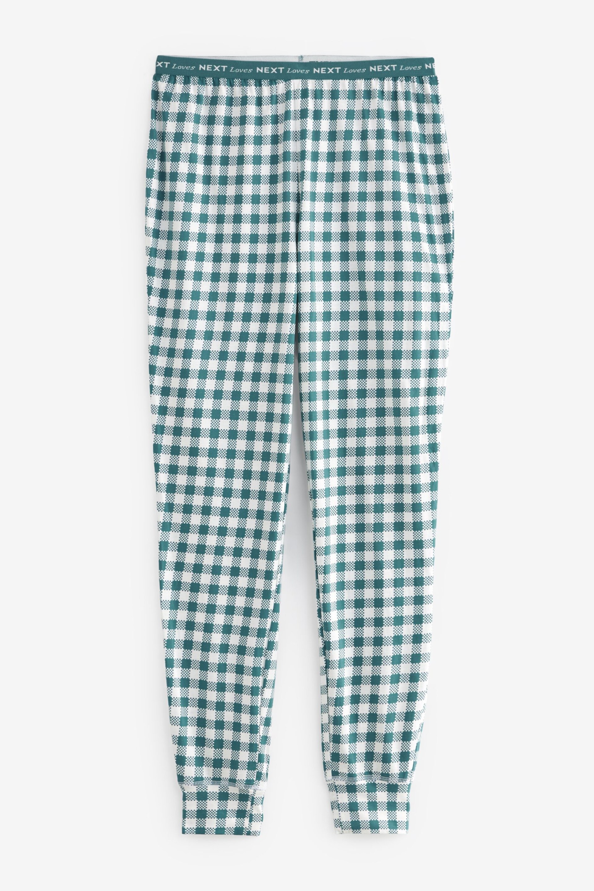 Blue/Pink Cotton Long Sleeve Pyjamas 2 Pack - Image 7 of 10