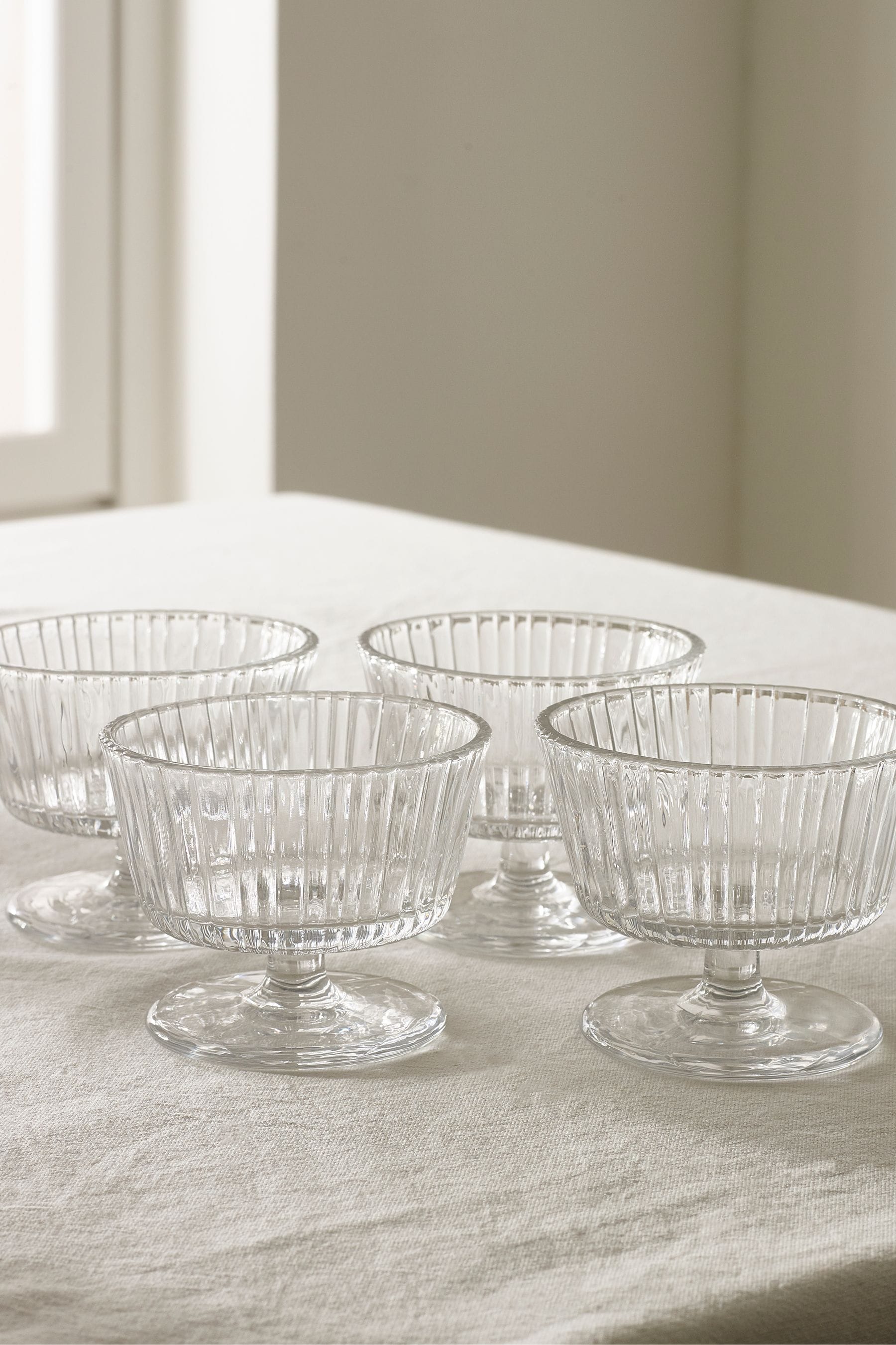 Buy Set of 4 Clear Glass Trifle Dessert Bowls from the Next UK online shop