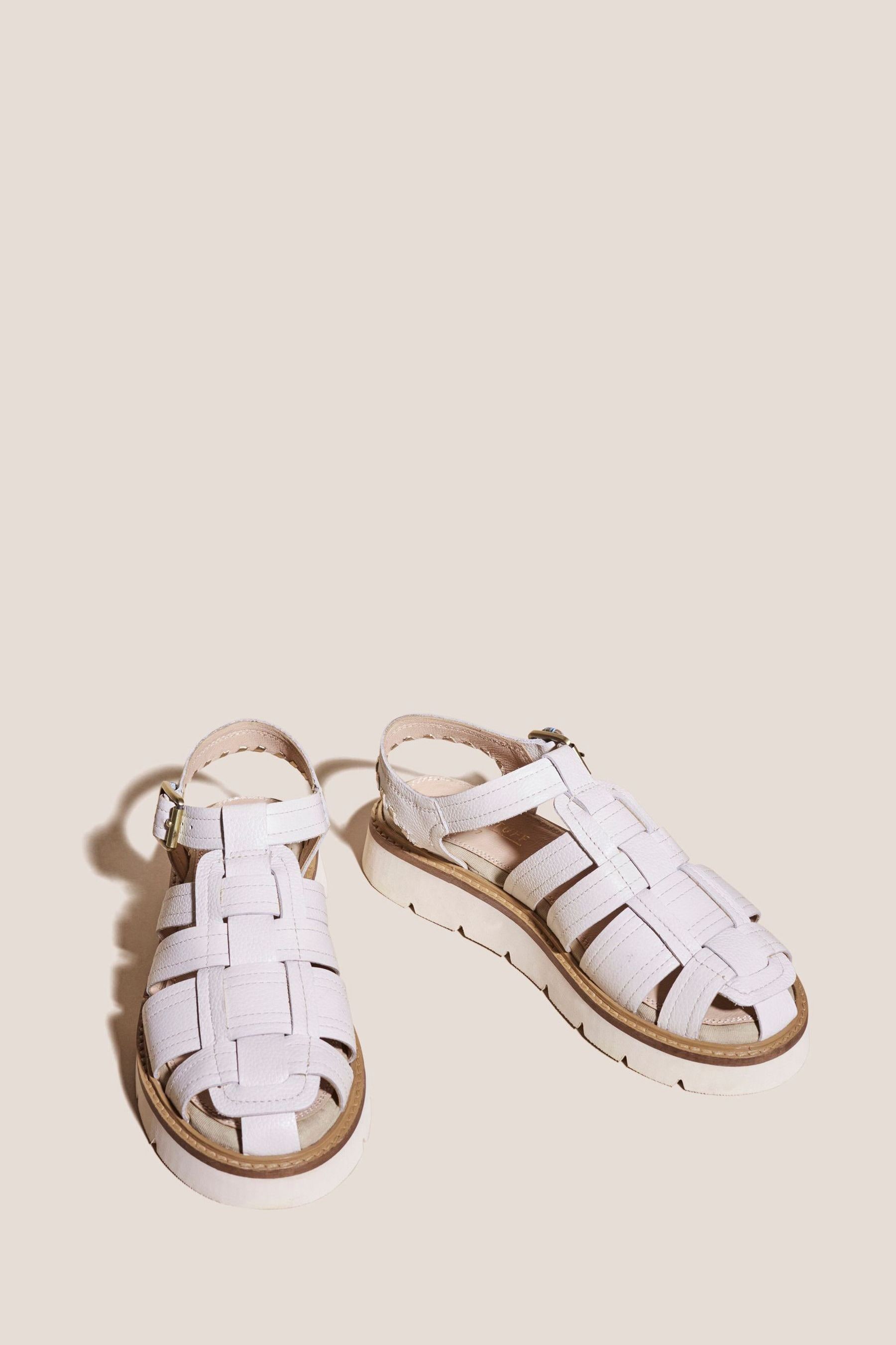 Womens white fisherman sandals best sale