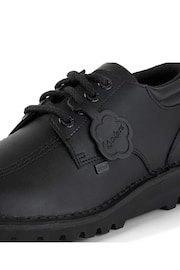 Kickers Black Kick Lo Padded Leather Shoes - Image 9 of 9