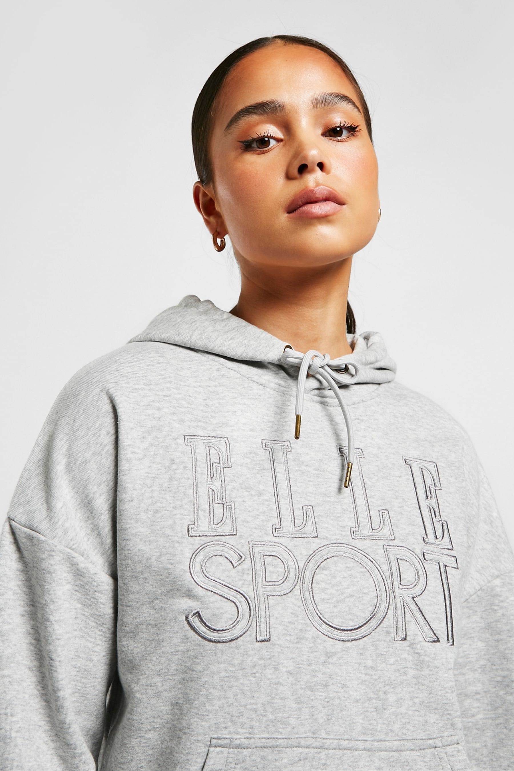 Buy ELLE Grey Sport Overhead Hoodie from Next Luxembourg
